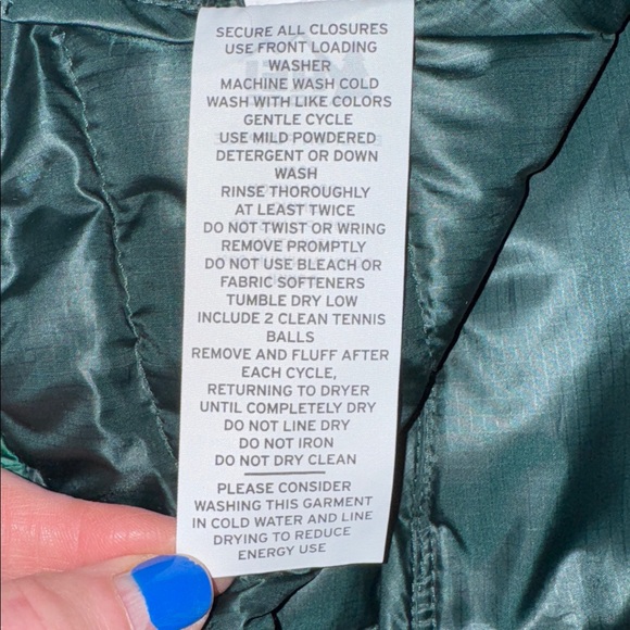 Women’s REI Spirulina Green 650 Down Vest, NWT - Picture 11 of 13